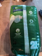 FitRight Plus Briefs XXL Anti-Leak Guard 60-69 Unisex New in Package/Missing 1