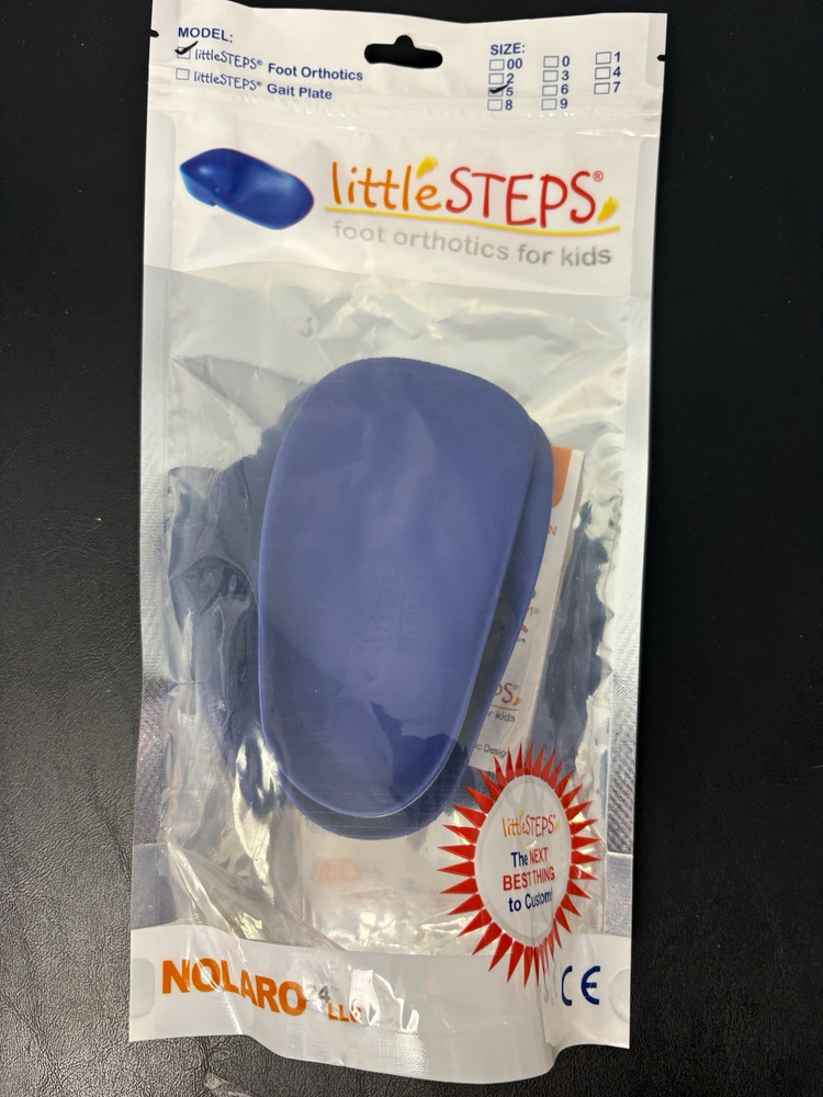 littleSTEPS Kids Orthotic Insoles Arch Support Flat Feet Size 5