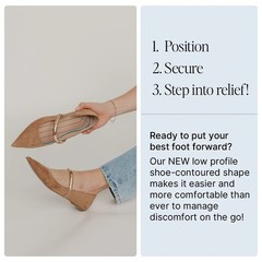 New Signal Step Relief Inserts – Stop Foot Pain Fast – Drug-Free Orthotic Pair