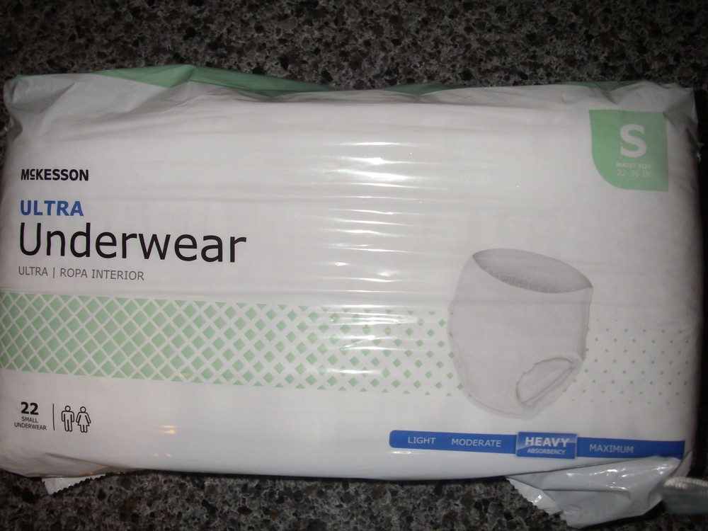 McKesson UWBSM ULTRA PULL UP UNDERWEAR SZ SM HEAVY ABSORBENCY 22 CT