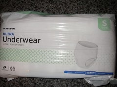 McKesson UWBSM ULTRA PULL UP UNDERWEAR SZ SM HEAVY ABSORBENCY 22 CT