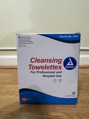 Dynarex Adult Wipe or Washcloth 5 x 7″ 1301 1 Pack 100 Wipes Cleansing Towellets
