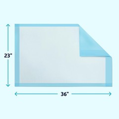 Light Absorbency Underpad 23″ x 36″ 50 Count Disposable Bed Furniture & Surface