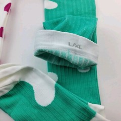 SB SOX Compression Socks Polka Dot Lot Of 2 Pairs Size L/XL