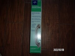 Medline 12 Inch Grab Bar, Knurled Chrome (New) comes with gasket and screws