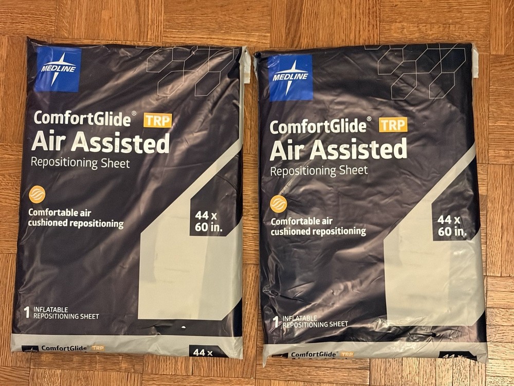 2x Lot Medline MSC60011 ComfortGlide Air Assisted Repositioning Sheet 44×60