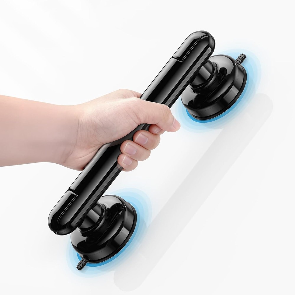 Shower Grab Bar 10″ Showers Suction Bar Handle Bathroom Safety Lock Grip Handle