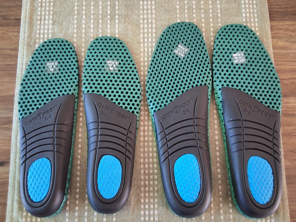Men’s Orthofeet Orthotic Insoles Comfort & Pain Relief most sizes/widths
