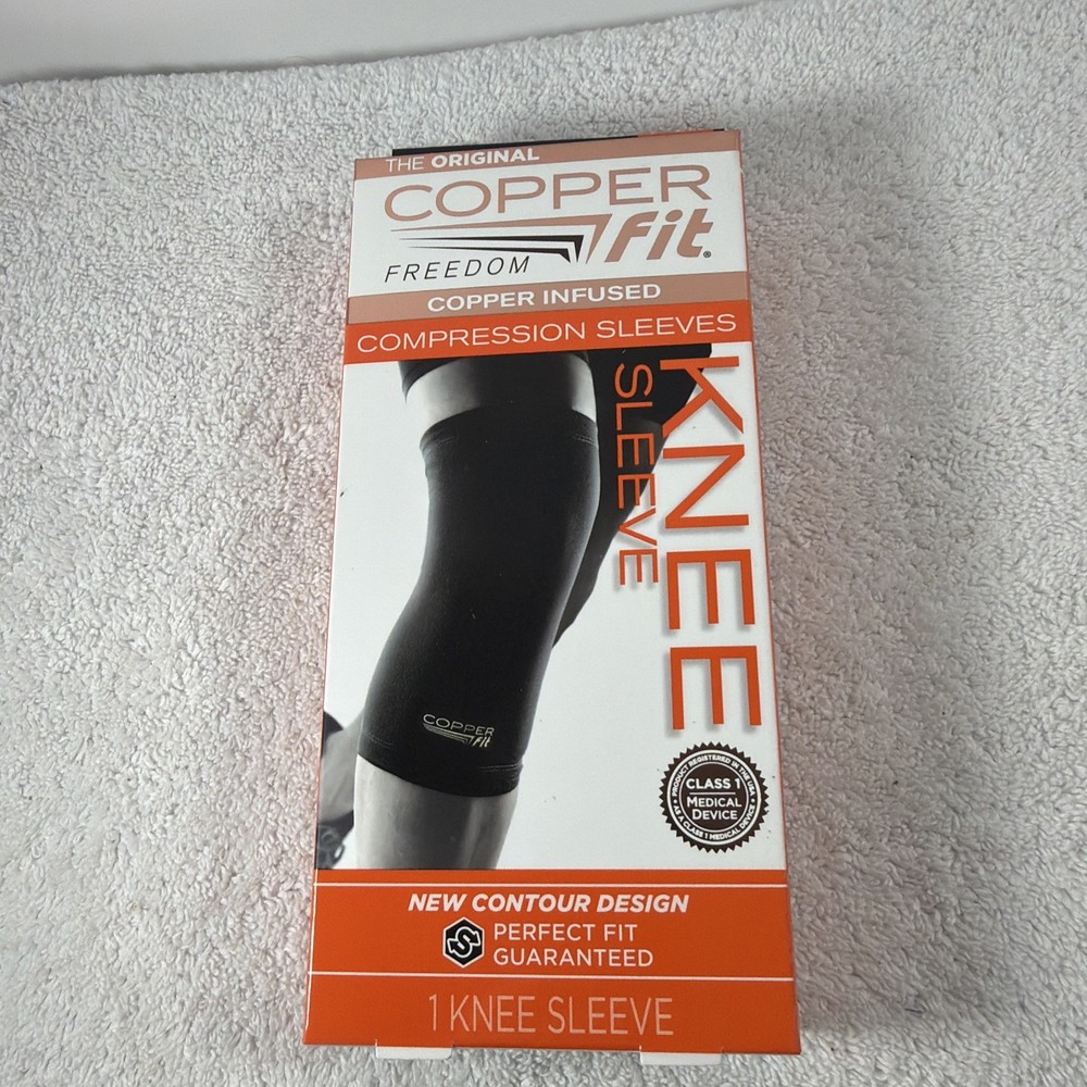 Copper Fit Freedom Compression Knee Sleeve UNISEX MEDIUM BRAND NEW Size L