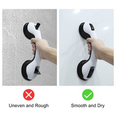 Grip Suction Cup Handle Bath Tub Bathroom Shower Grab Bar Hand Rail For Elder