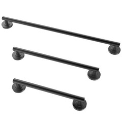Shower Grab Bar Set, ADA Compliance Stainless Steel Handicap Grab Matte Black