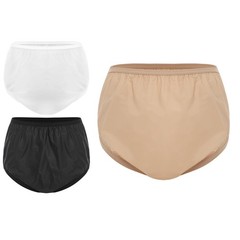 US Adult Waterproof Diaper Cover 3 – Pcs Set Leakproof Underwear for Casual Wear