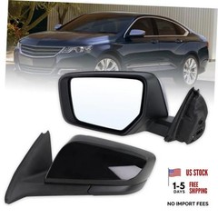 Left Driver Side Mirror Compatible With 2014 2015 2016 2017 2018 L-3Pins Black