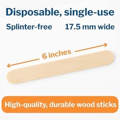 McKesson Wood Tongue Depressors 6in 5000 Count Non-Sterile
