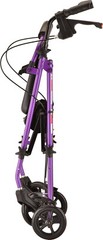 NOVA Journey Steel Rollator Walker – 17lbs 6″ Wheels, Purple – Open Box