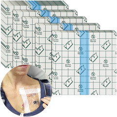 50 Pcs Chest Port Shower Cover Waterproof Adhesive Bandage Protector 4 X 4 In…