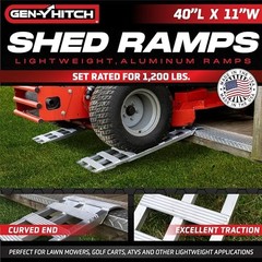 Aluminum Loading Ramps – Set of Two 40-Inch x 11-Inch Ramps for ATVs,