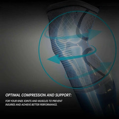 2x Knee Support NHS Brace Compression Sleeve For Arthritis Gym Pain Relief US