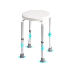 Shower Chair Bath Seat Stool Bathroom Elderly Aids Adjustable Height 300lb