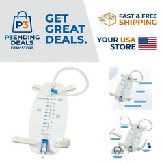 Lightweight 1000 mL Urine Leg Bag with One-Handed Operation – Hospital Essential