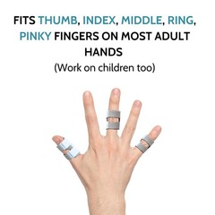 Wisocugood 5 Pcs Thumb Splint,Trigger Finger Splints,Finger Universal