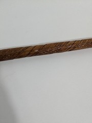 Twisted Oak Walking Cane Handcrafted Wood Cane Wooden Walking Cane 32″