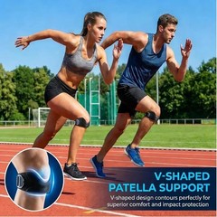 1PCS/2PCS Patellar Tendon Support Strap Adjustable Silicone Compression Patella