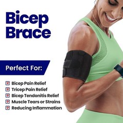 ARMSTRONG AMERIKA Bicep Tendonitis Brace, Bicep Band & Upper Arm Compression …