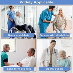 Transfer Belt for Patients with Handle Grips and Padded Supports for Elderly and