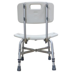 450LBS Elderly Bathtub Bath Tub Shower Seat Chair Bench Stool with Back Support