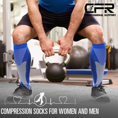 Compression Socks Pain Relief Calf Leg Foot Fatigue Support Stocking Men&Women