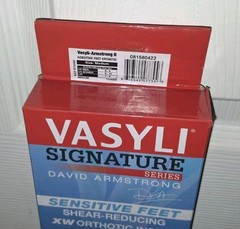 Vasyli Signature David Armstrong II Sensitive Feet Orthotic Insole Medium New!