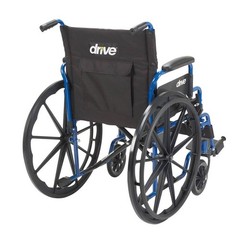 Wheelchair with Flip Back Desk Arms 16 in Seat and Swing-Away Footrest Medical