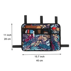 Dongawin Walker Bag Basket with Cup Holder Suit for Adult Folding foliage
