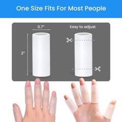 10-30pcs Gel Finger Sleeve Silicone Protectors, Finger Sleeve Cushions Protects