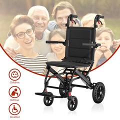 Portable Foldable Lightweight Transportablel Manual Wheelchair All Terrain 19lb