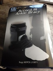 Comfortland Accord 3 III Ankle Brace Size large left New In Box NIB