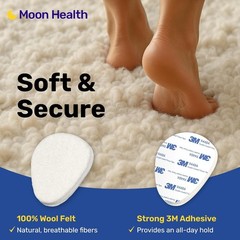 Comfortable 1/4” Thick Metatarsal Pads – Pain Relief for Men & Women, 12-Pack