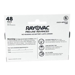 Rayovac Proline Advanced Hearing Aid Batteries | Size 312 (48 pack)