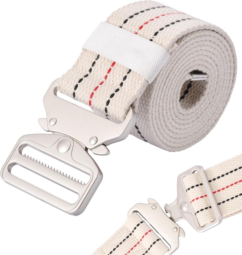 Alloy Buckle Gait Belt – 60-Inch Adjustable Support for Safe Transitions