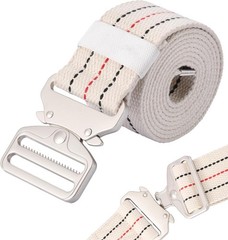 Alloy Buckle Gait Belt – 60-Inch Adjustable Support for Safe Transitions