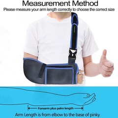 Kids‘ Adjustable Shoulder Immobilizer – Comfortable Arm Support Sling, XX-Small