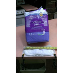 Equate Options Women’s Incontinence Pads, Leak Protection, Long Length, 60 Count