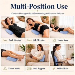 Comfortable Back Pain Relief Pillow with Removable Cover – Perfect for Sleepers