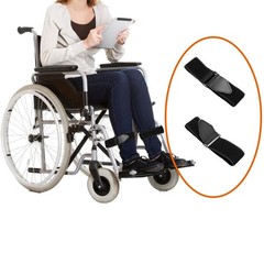 Wheelchair Leg Strap Footrest Straps Restraints for Prevent Sliding Legs Feet