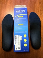 WALK-HERO Size G Medical Orthotic Insoles M 10-10.5/ W 12-12.5