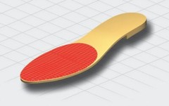 Pedag Princess 101 comfort insole, natural leather, prevents forefoot slipping