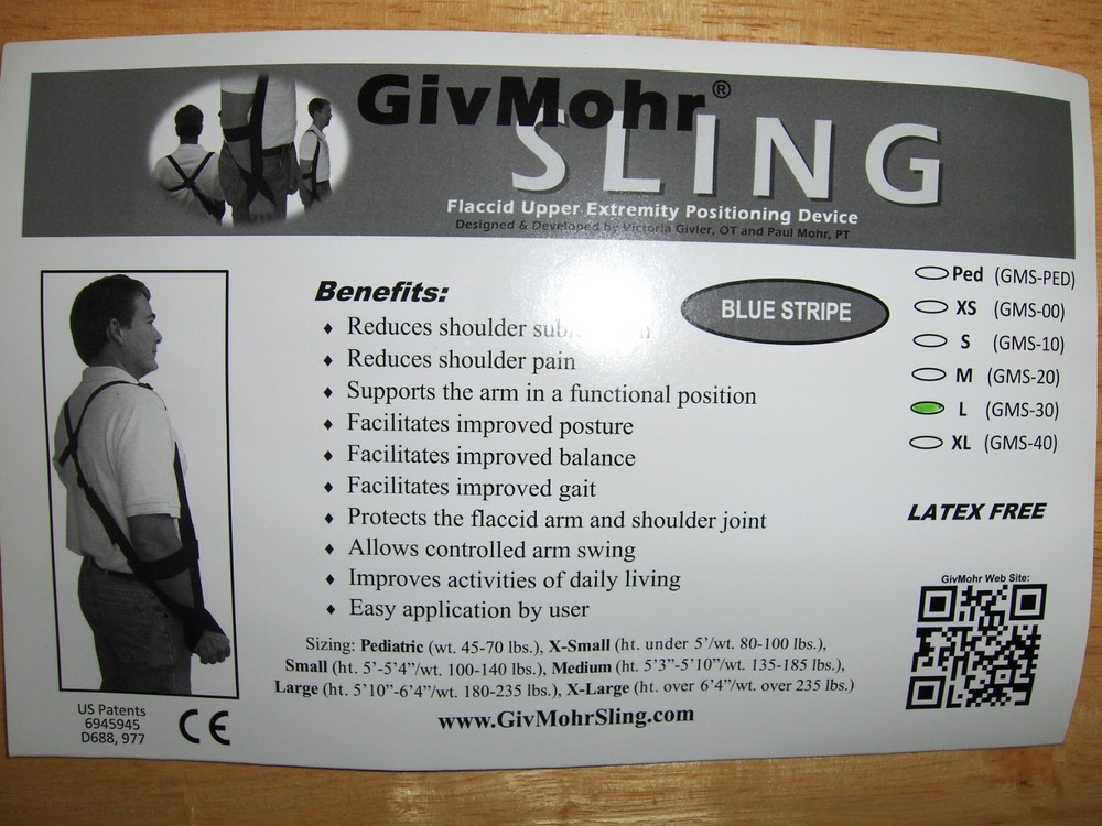 GivMohr Sling Size Large Made in the USA