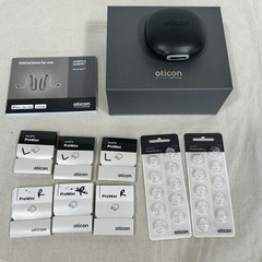 Oticon miniFit 8mm Open Domes Prowax Case Hearing Aid Accessories Manual