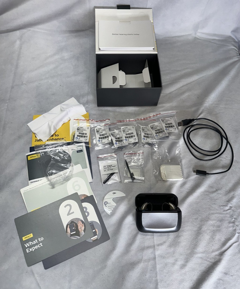 Jabra Enhance Select 200 OTC Hearing Aids – Rechargeable & Bluetooth-Preowned